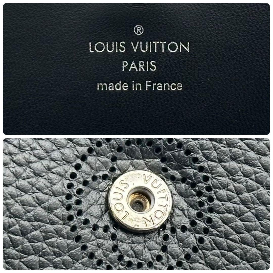 新品に近い　新型IC・箱付き　ヴィトン　マヒナ　ポルトフォイユイリスコンパクト