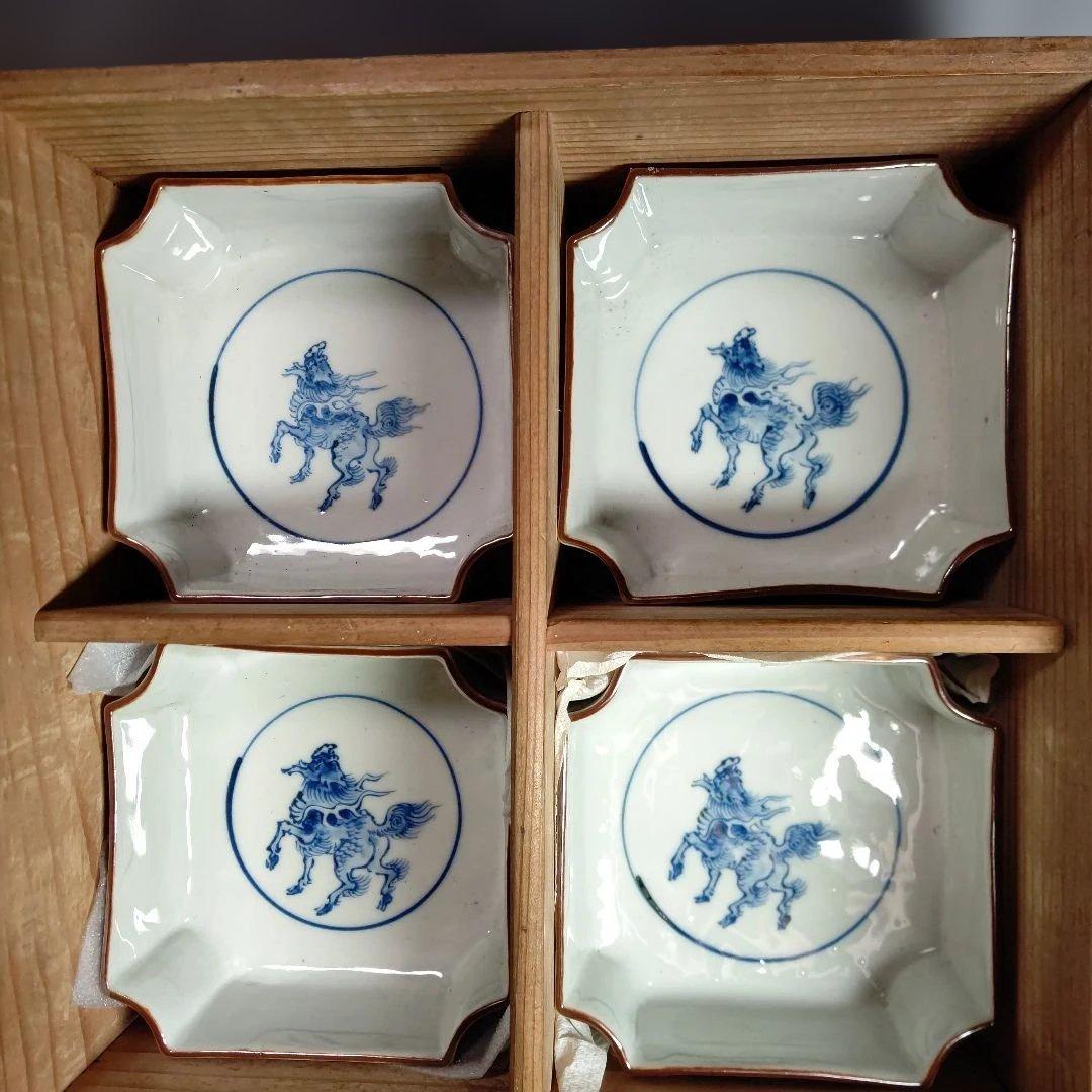 千家十職 十六代 永楽善五郎(即全) 馬の繪向付 十客揃