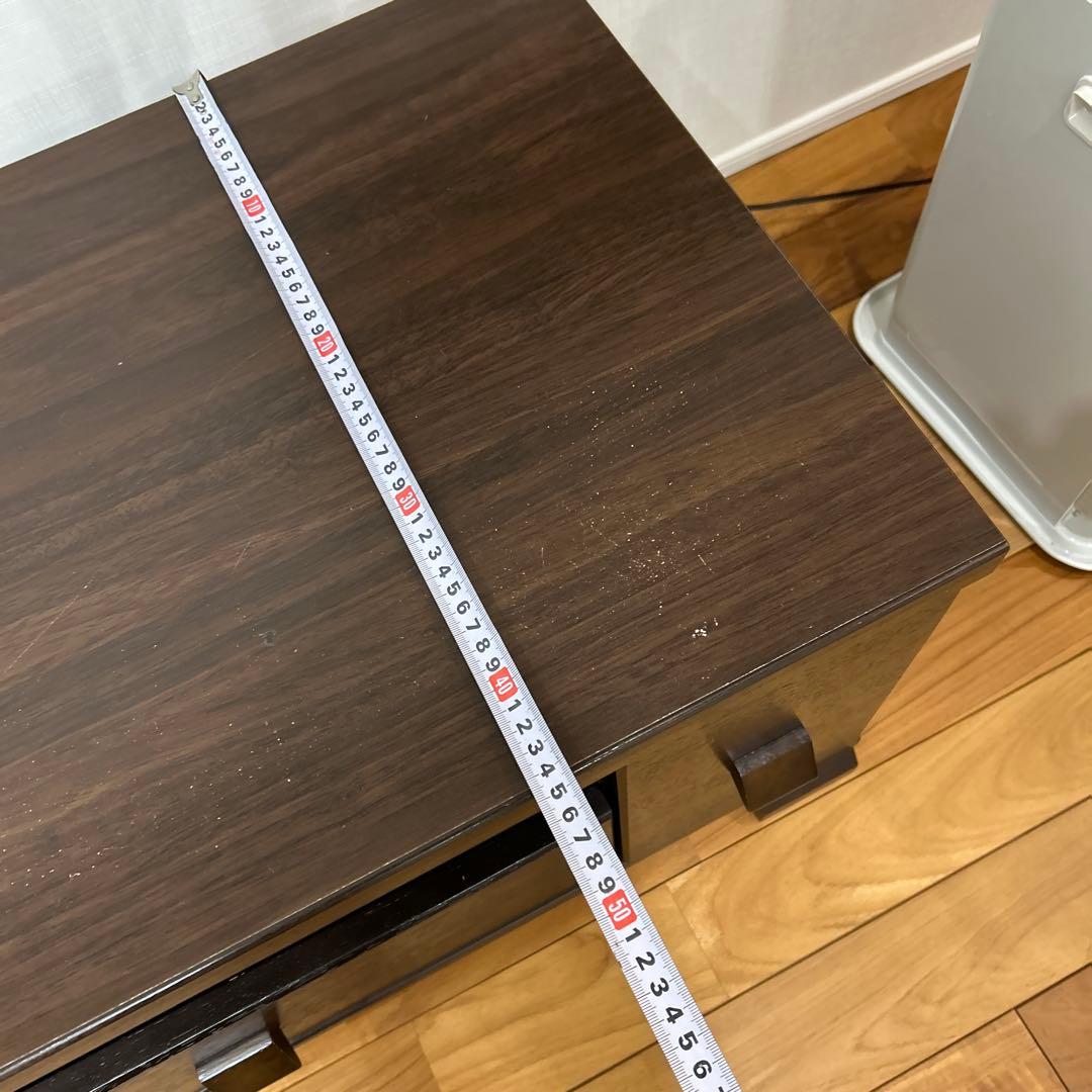 ダークブラウン テレビ台 引き出し付き