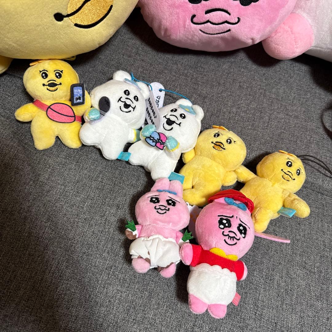 おぱんちゅうさぎ＆んぽちゃむ/きみまろ　１８個大量ぬいぐるみ　状態色々