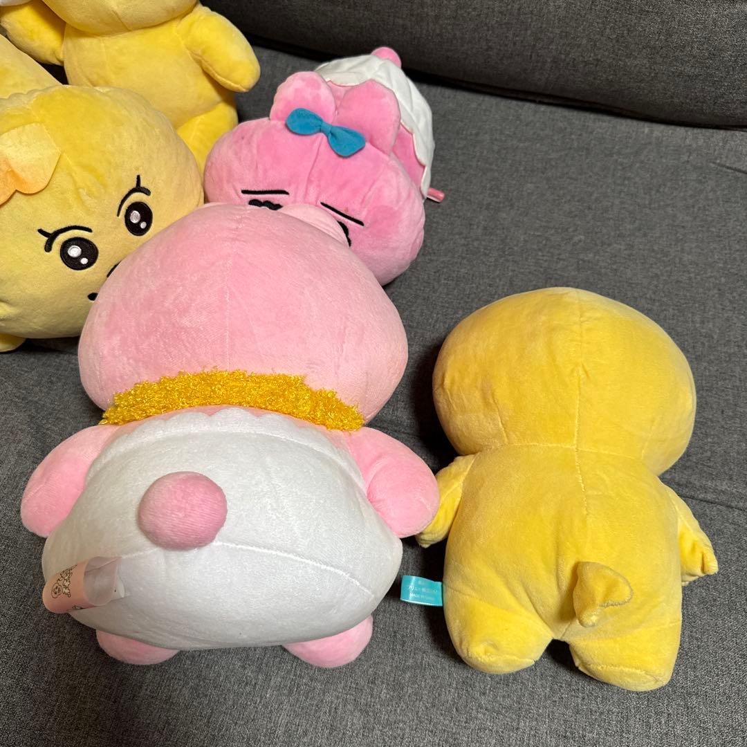 おぱんちゅうさぎ＆んぽちゃむ/きみまろ　１８個大量ぬいぐるみ　状態色々