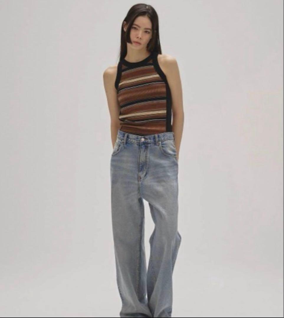 新品　TODAYFULトゥデイフルJacquard Border Tanktop