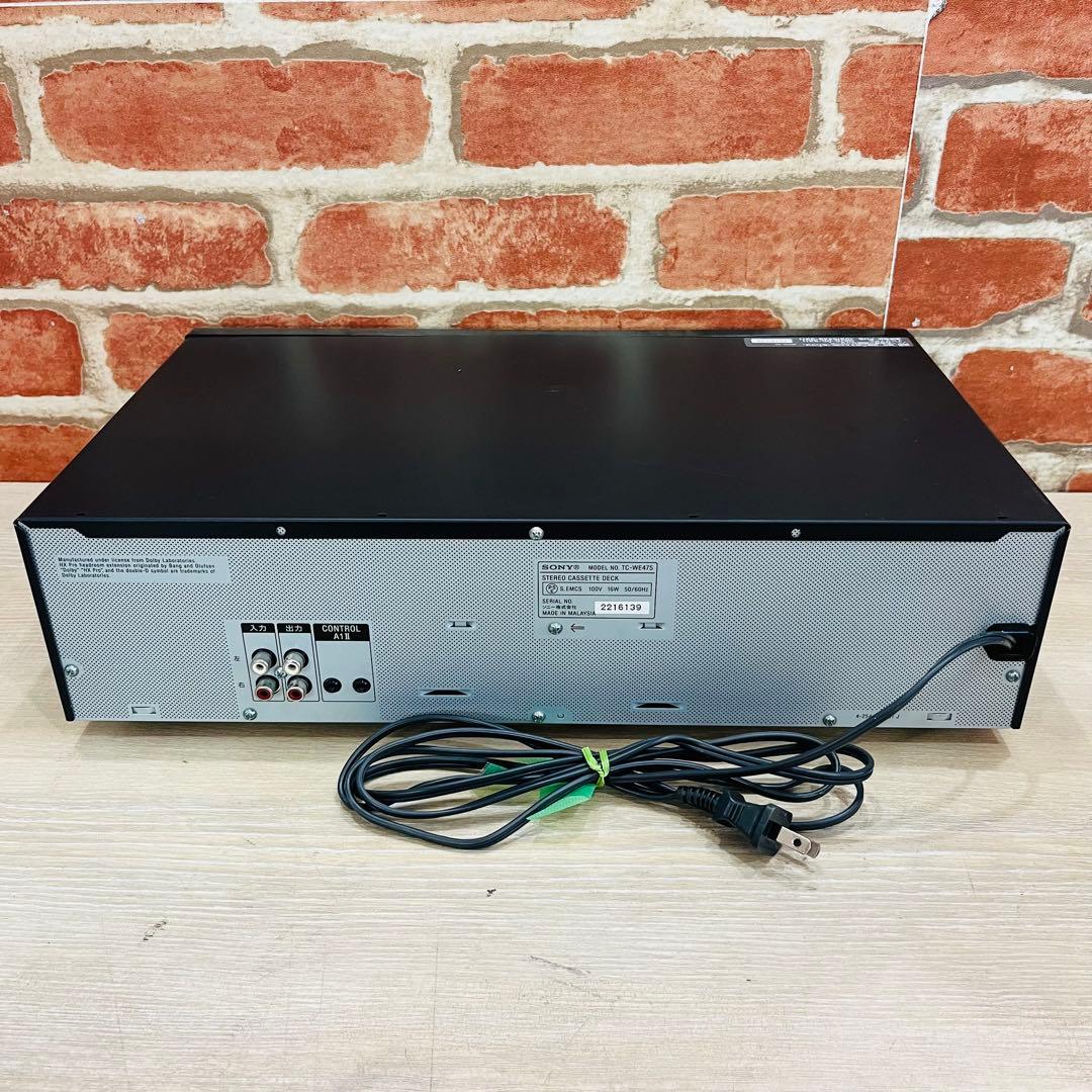K3330 SONY オートリバースWカセットデッキ TC-WE475