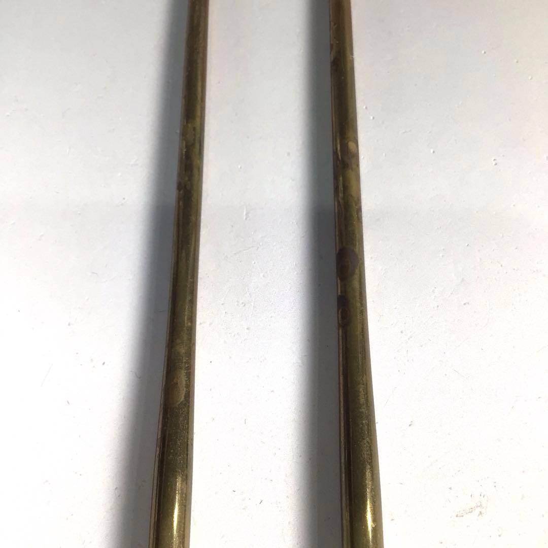 Ｎ７９０　火箸　『南鐐』『木村清雲造』『鵬雲斎好写』『桐実頭』『飾火箸』　共箱