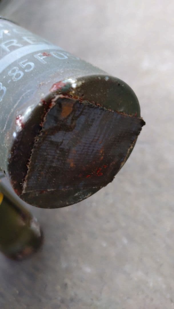 M18スモークグレネード 2本セット 使用済み イエロー レッド 米軍 ナム戦