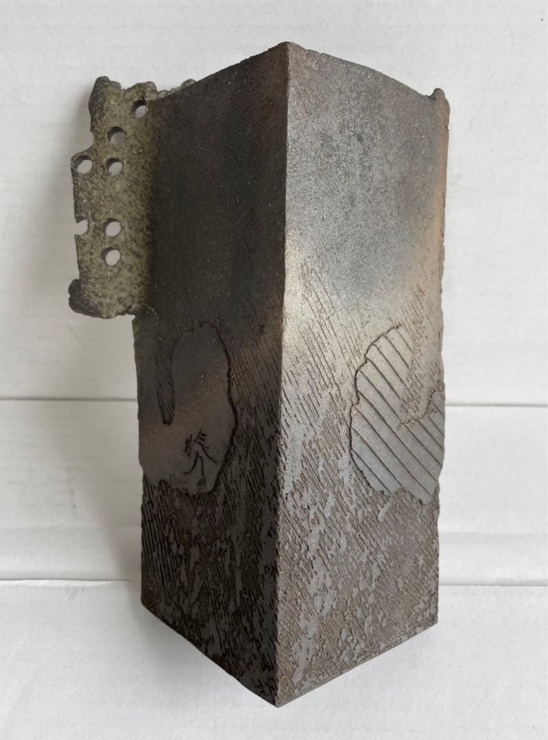 亀井勝　灰釉花入