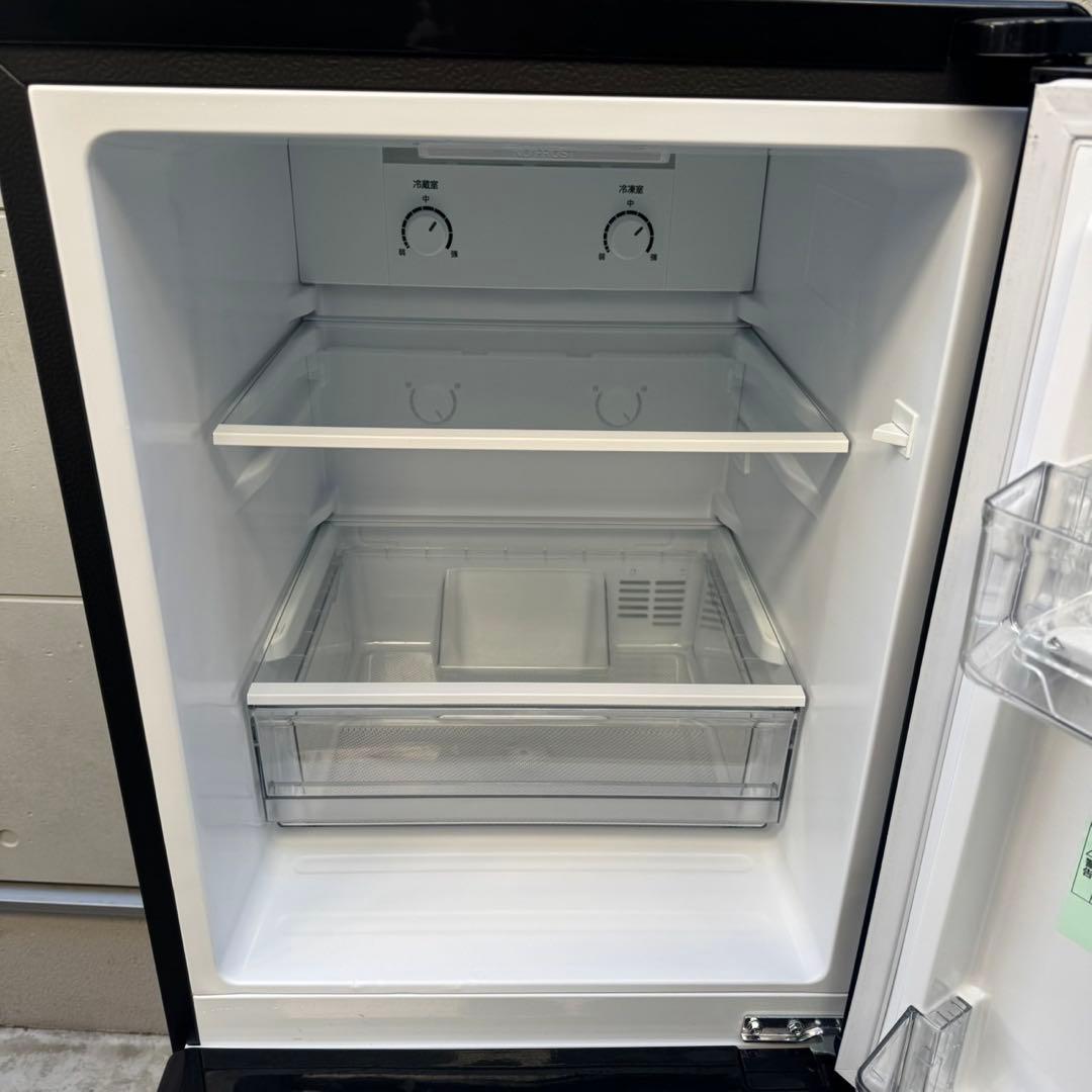 113⭐️2025.24年製美品★ハイアール冷蔵庫洗濯機　ブラック　黒　家電セット