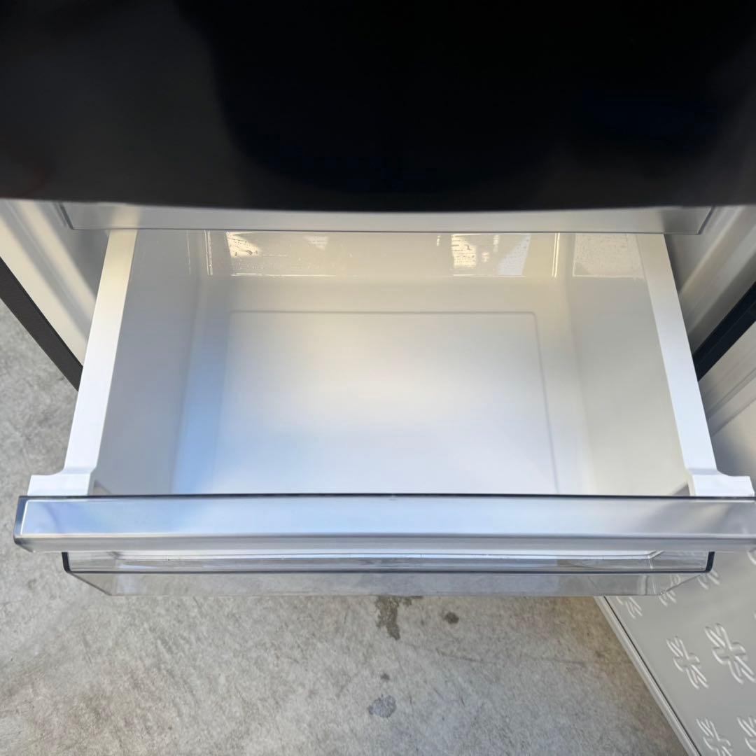 113⭐️2025.24年製美品★ハイアール冷蔵庫洗濯機　ブラック　黒　家電セット