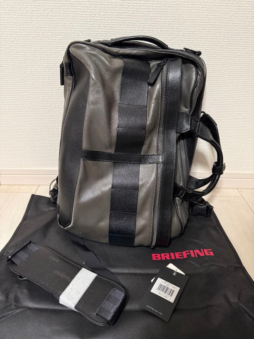 【限定品】BRIEFING／LEATHER TRINITY LINER