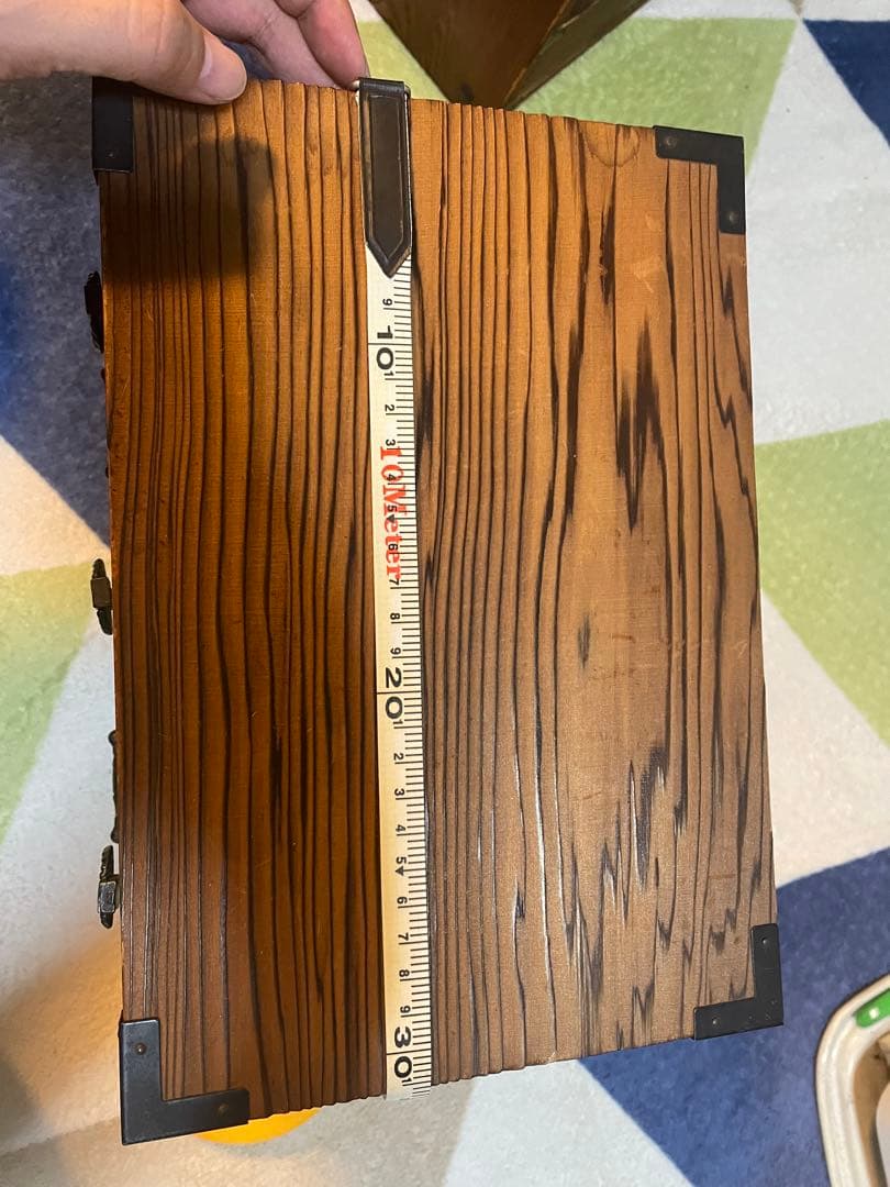 昭和？江戸？アンティークデザイン 木製小物入れ、薬箱✖️2