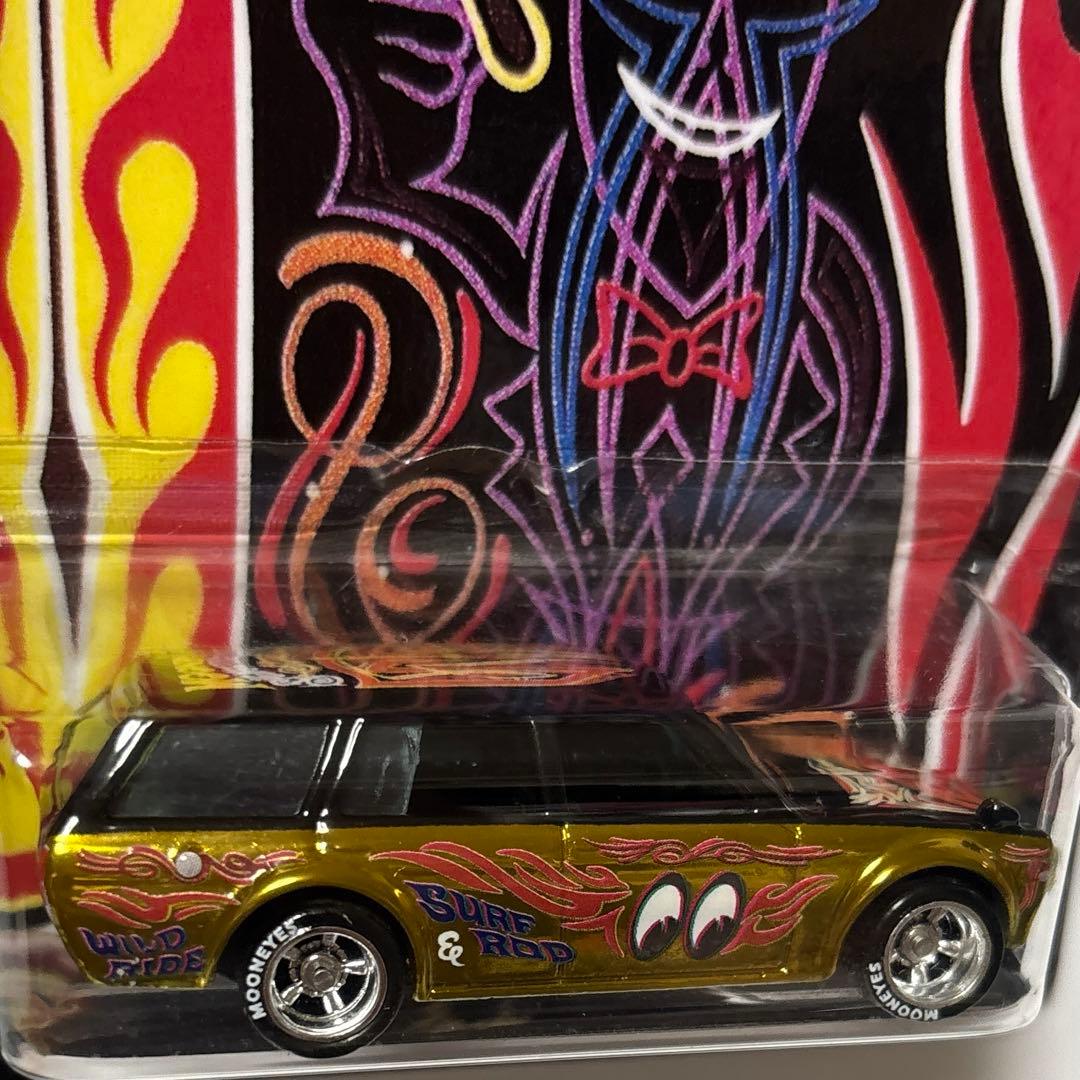 ミニカー Hotwheels Datsun 510 wagon moon custom