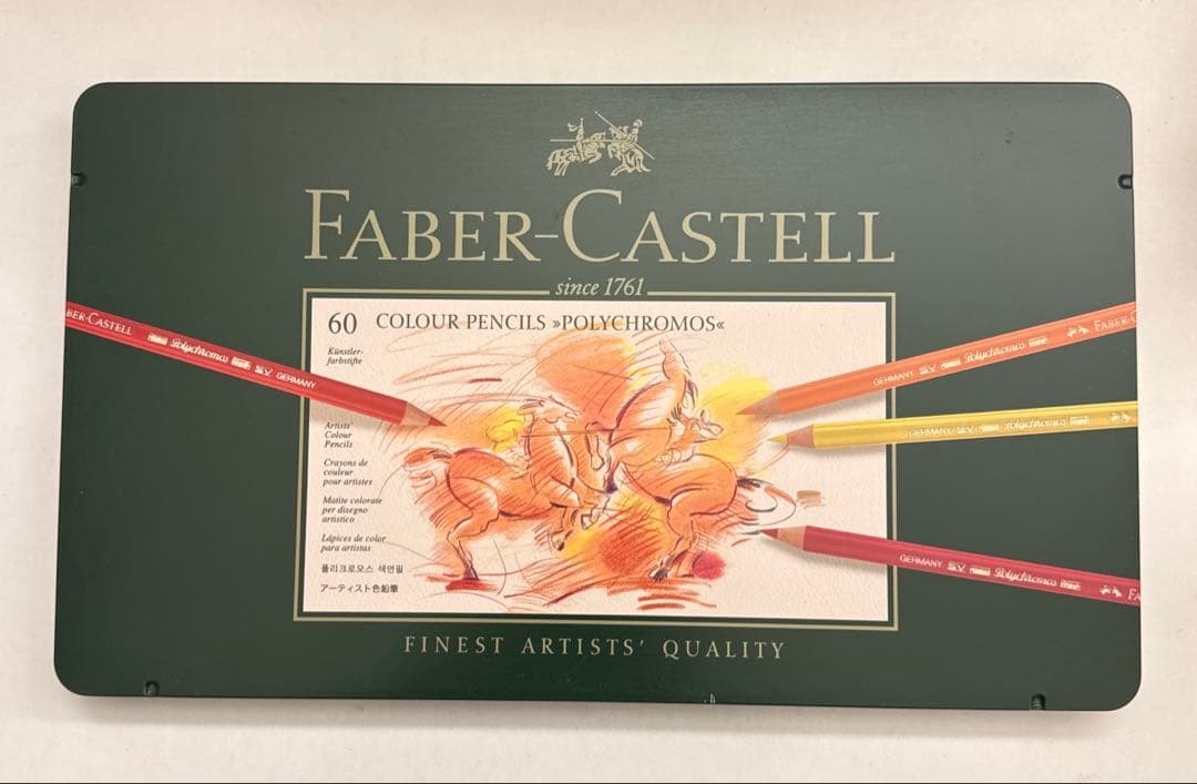 Faber-Castell 60色 ポリクロモス 色鉛筆 ファーバーカステル