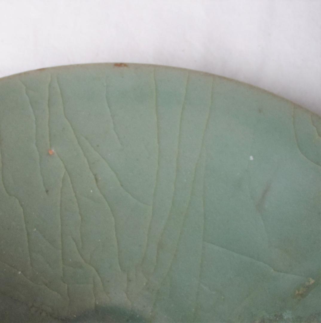 高麗青磁盃　優美な形　美しい色  ★観賞用、割れたものを直し。