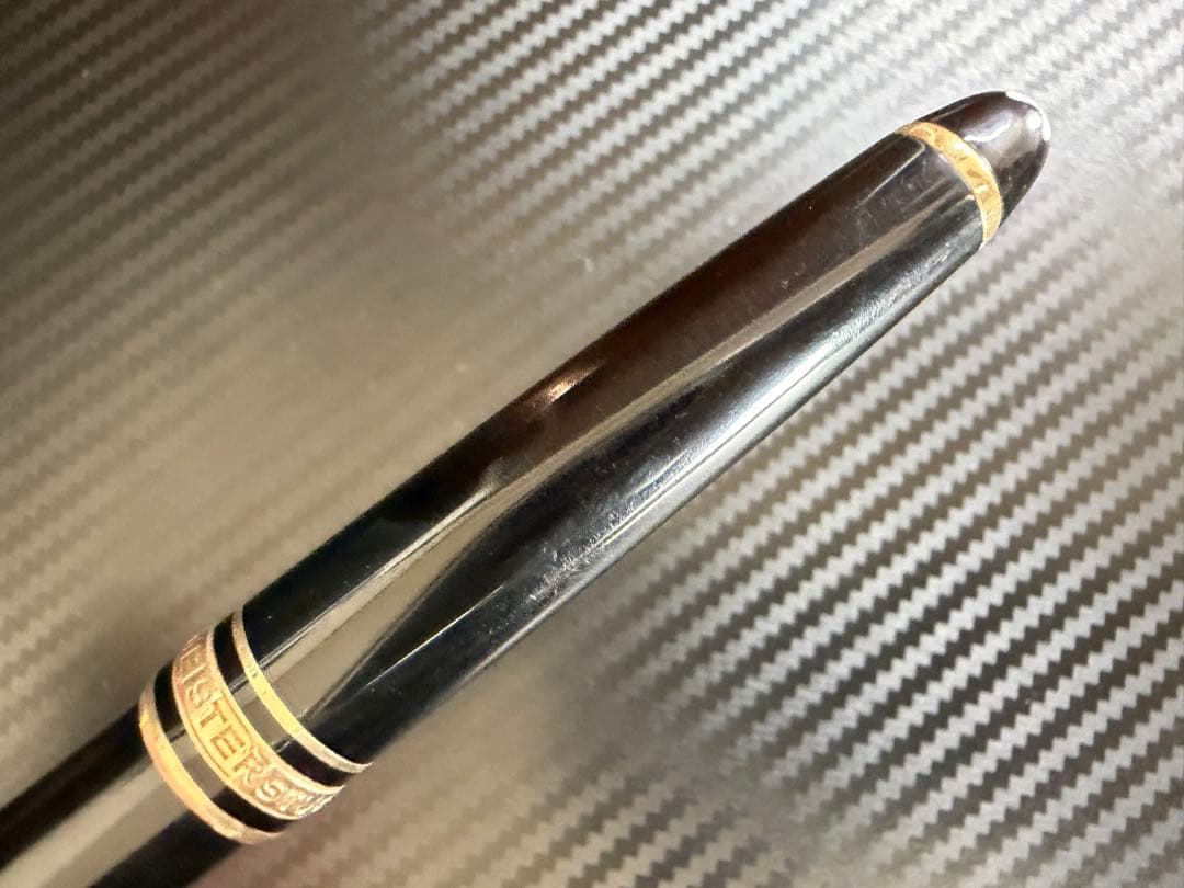 モンブラン マイスターシュテュック 144 ブラック 中白 F 細字 万年筆