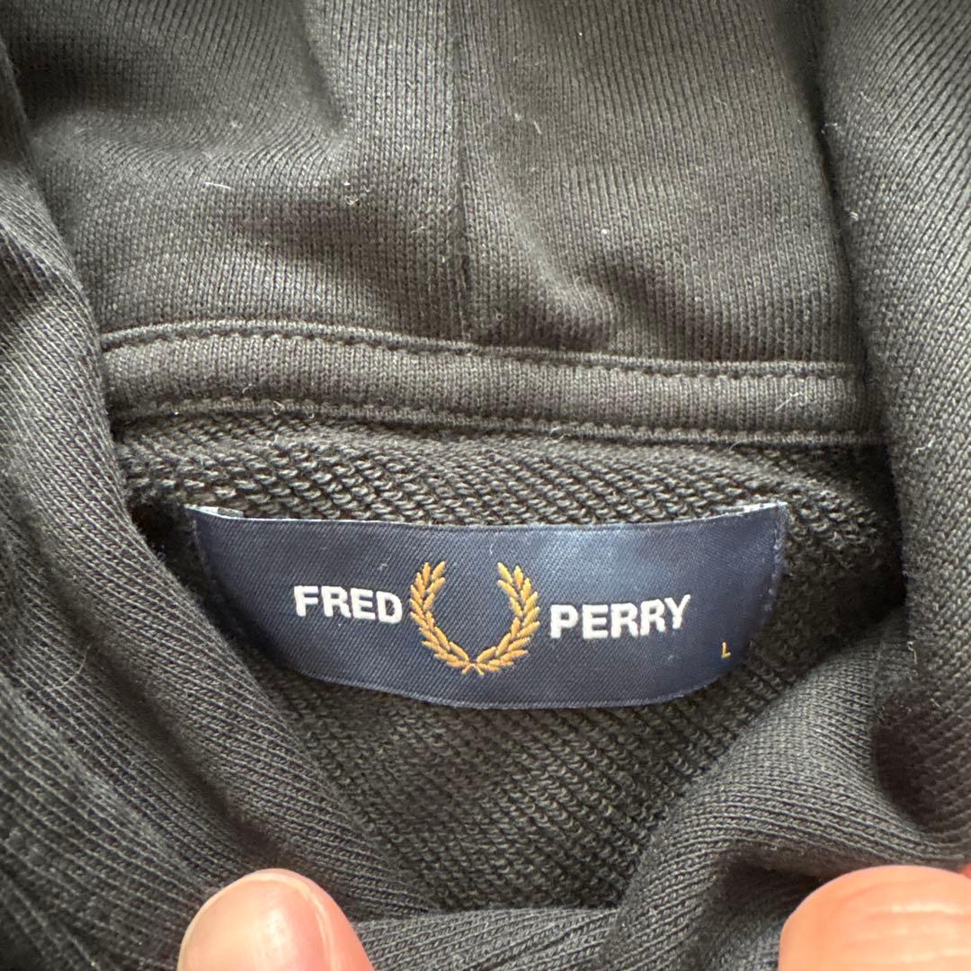 c*g様 Fred Perry フレッドペリー パーカー L ブラック M264