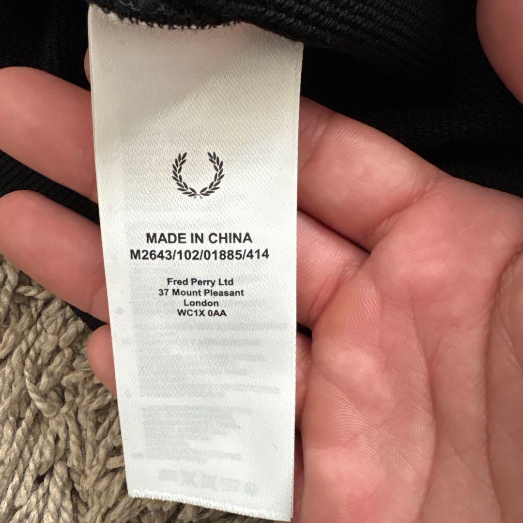 c*g様 Fred Perry フレッドペリー パーカー L ブラック M264