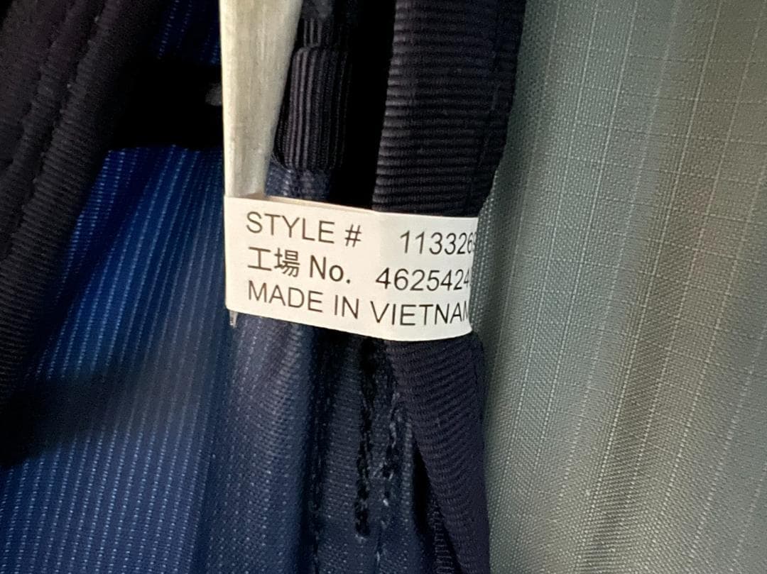 【美品】　mont-bell ウィリーバッグ 60L ネイビー