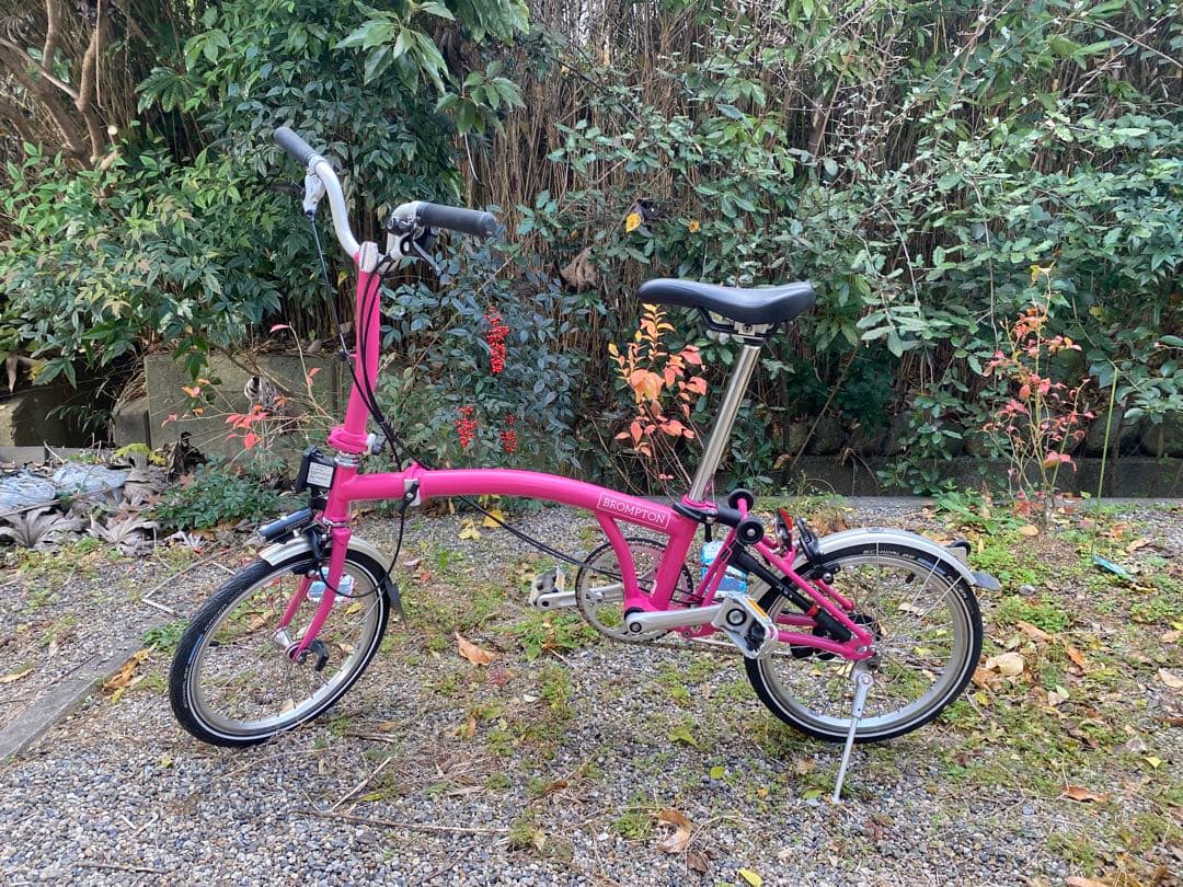 BROMPTON 折りたたみ自転車 ピンク