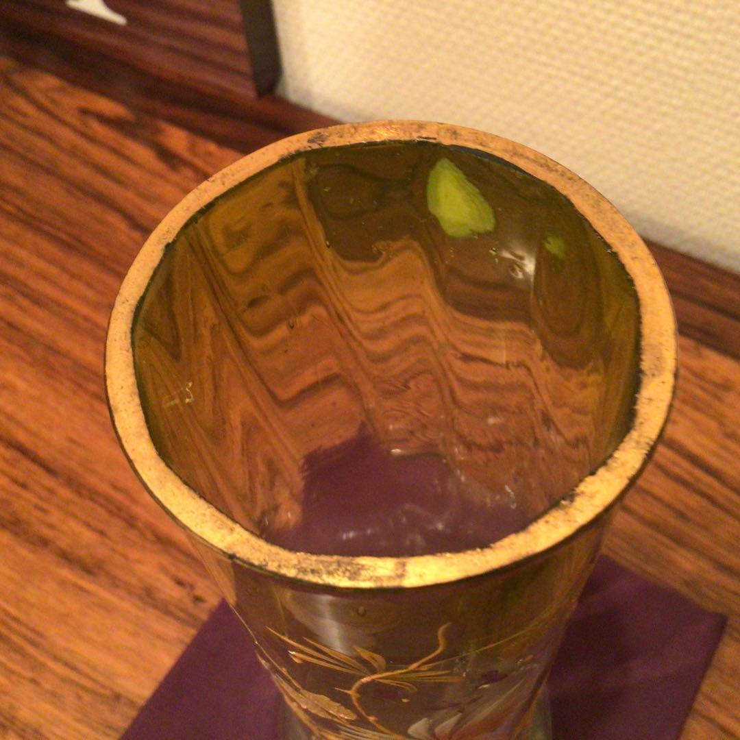 ルグラ ・モンジョワ　朝顔文様花瓶　1900年代