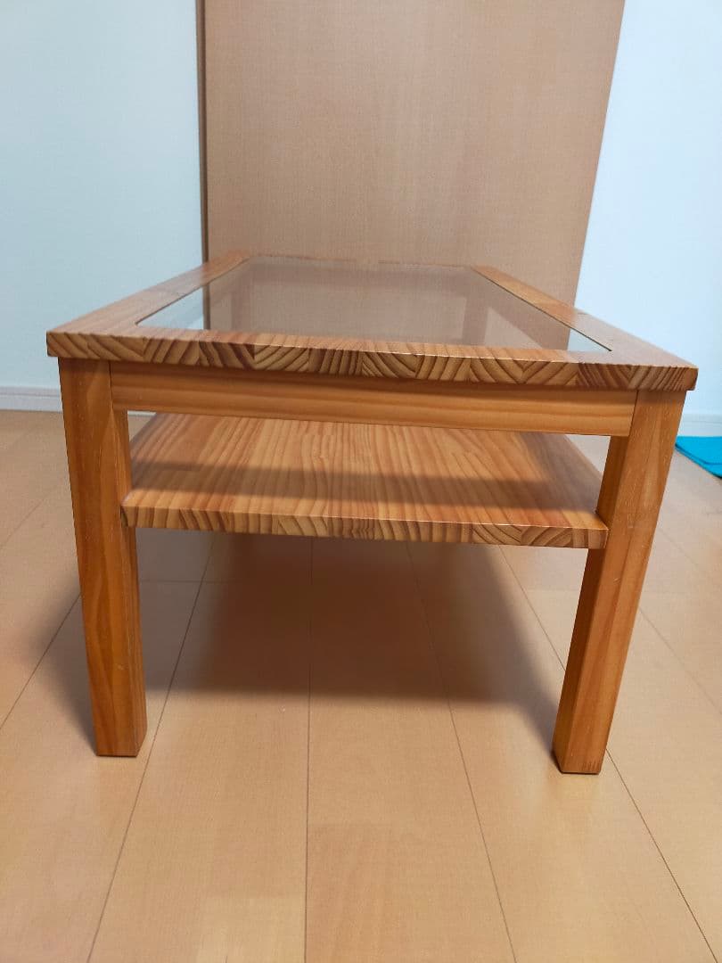 手渡しのみ モモナチュラル ローテーブル W90×D50×H40　BT900NG