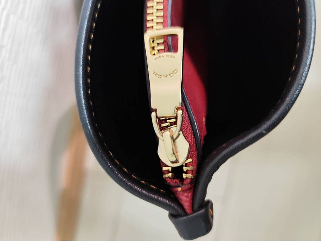 コーチ ストライプ トートバッグ