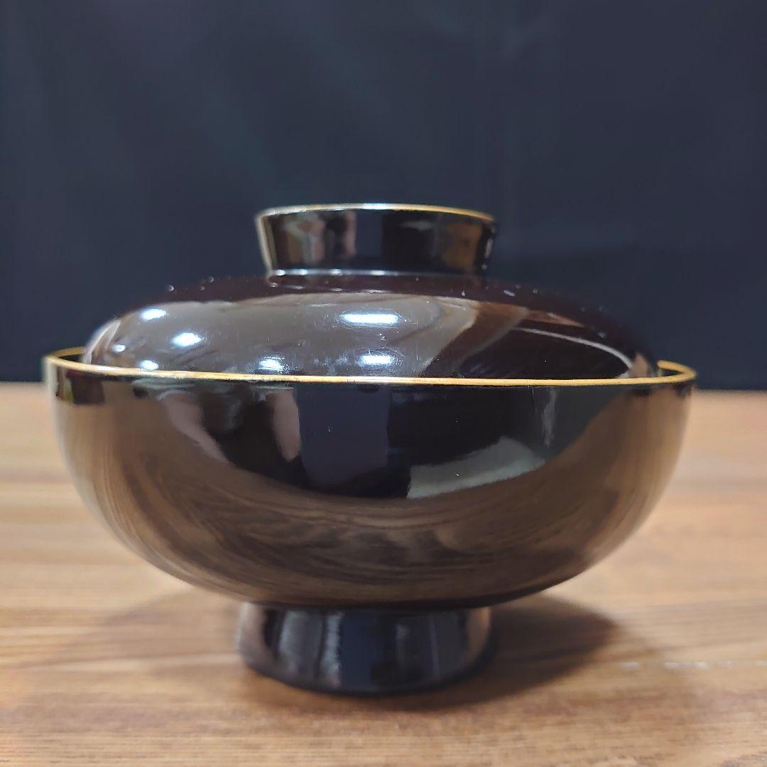 昔の吸物碗10客セット 「いA4 レトロ 蒔絵 漆器 明治 大正 昭和 江戸」