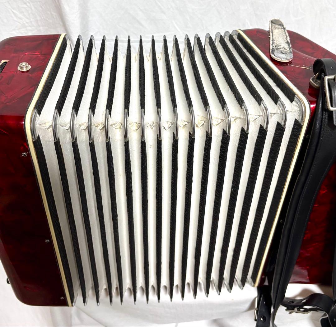 【音出し確認済】TOMBO アコーディオン B-323 BASS 32KEYS