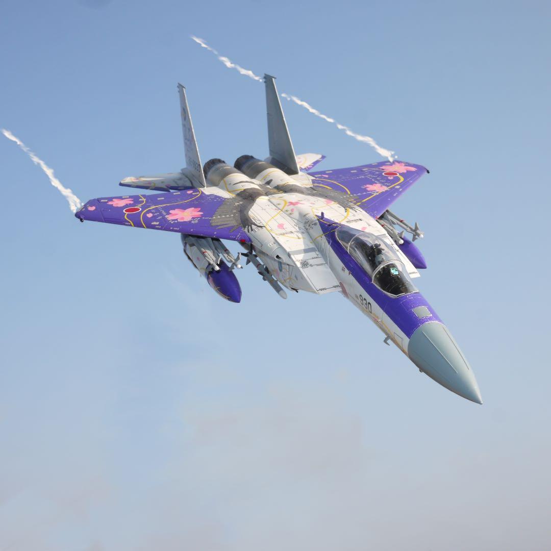 プラッツ製1/72 F-15Jイーグル　プラモデル完成品