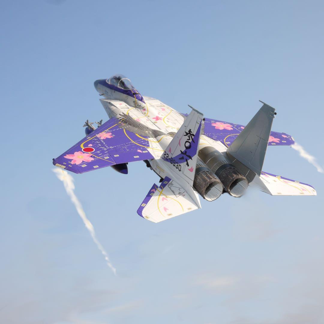 プラッツ製1/72 F-15Jイーグル　プラモデル完成品
