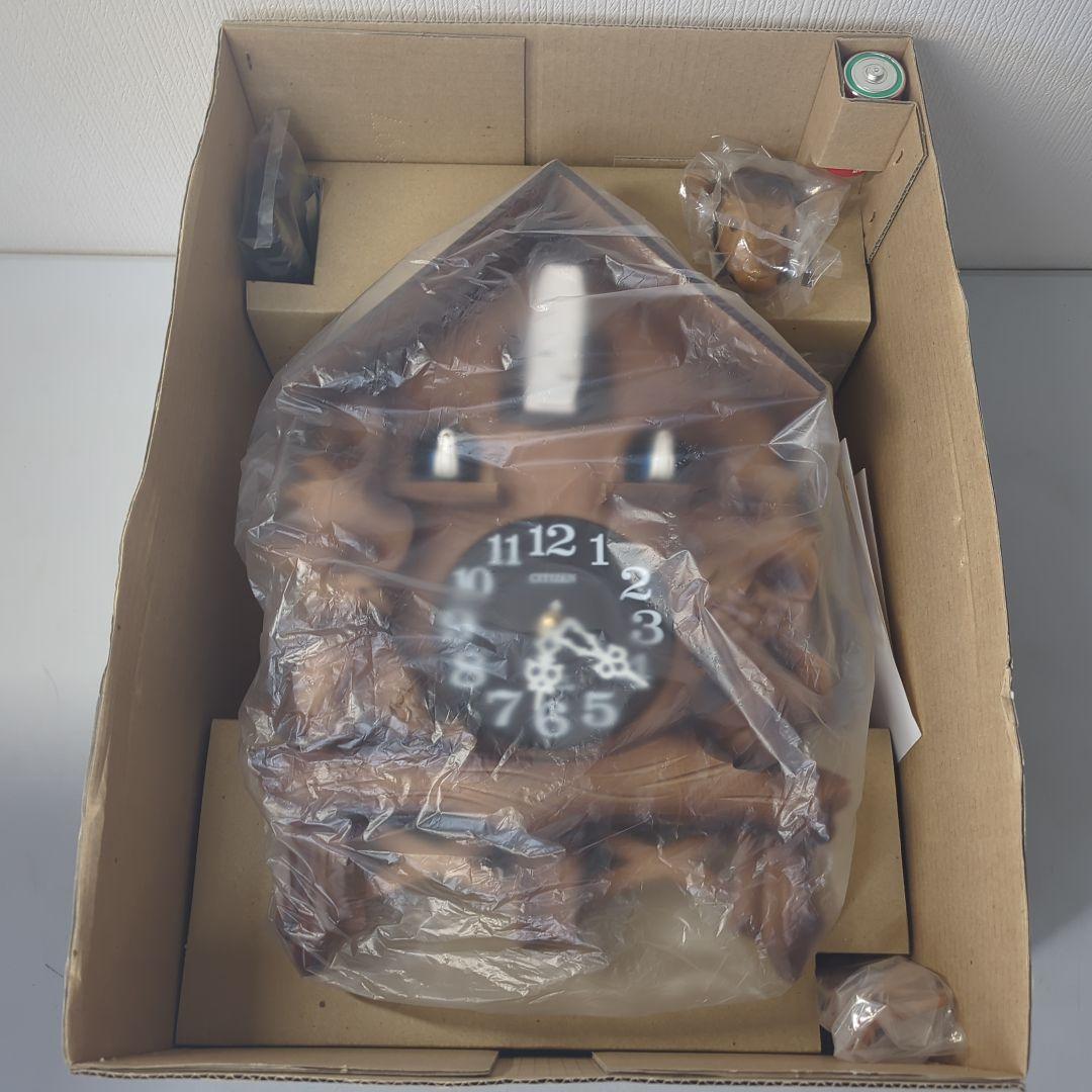 ハト時計　鳩時計　CITIZEN　シチズン　クォーツ　4MJ-3B　新品