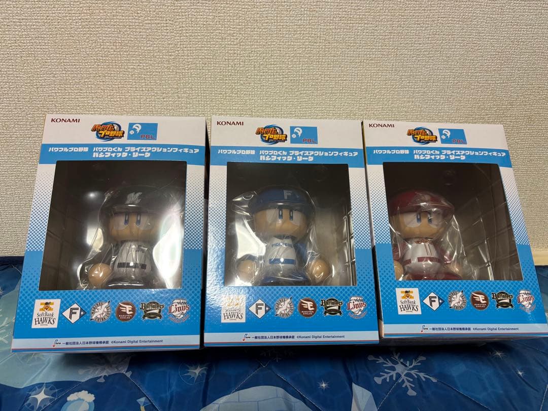 パワフルプロ野球　パワプロくん プライズアクションフィギュア 12球団セット