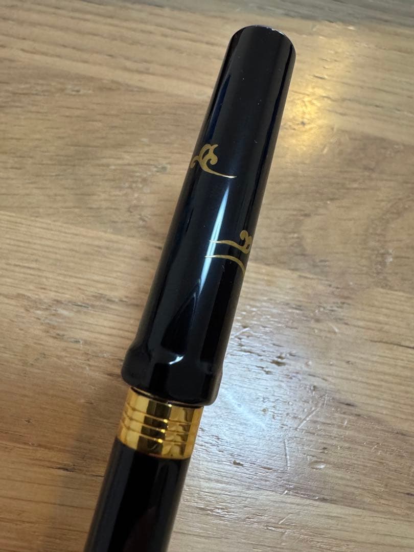極美品 PILOT 蒔絵 國光会 万年筆 デスクペン 14K 585 M