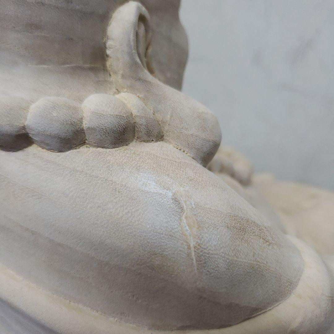 Ｂフライデー　縁起物 七福神楠材１木造り 特上彫り布袋座像★福徳円満 ほていさん