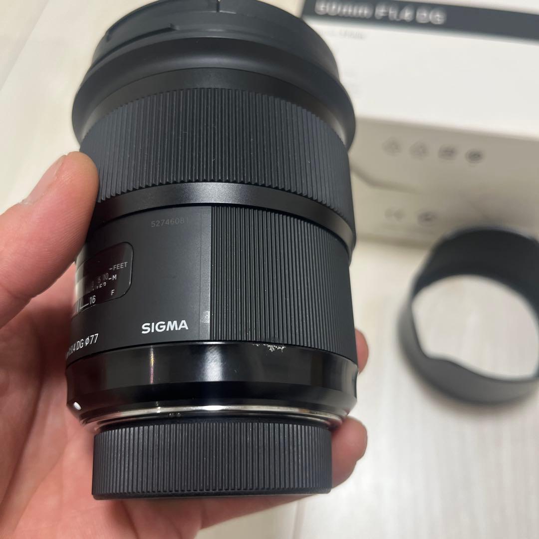 SIGMA 50mm F1.4 DG レンズ