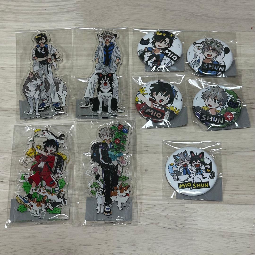 紀伊カンナ 海辺のエトランゼ 春風のエトランゼ アクリルスタンド 缶バッジ