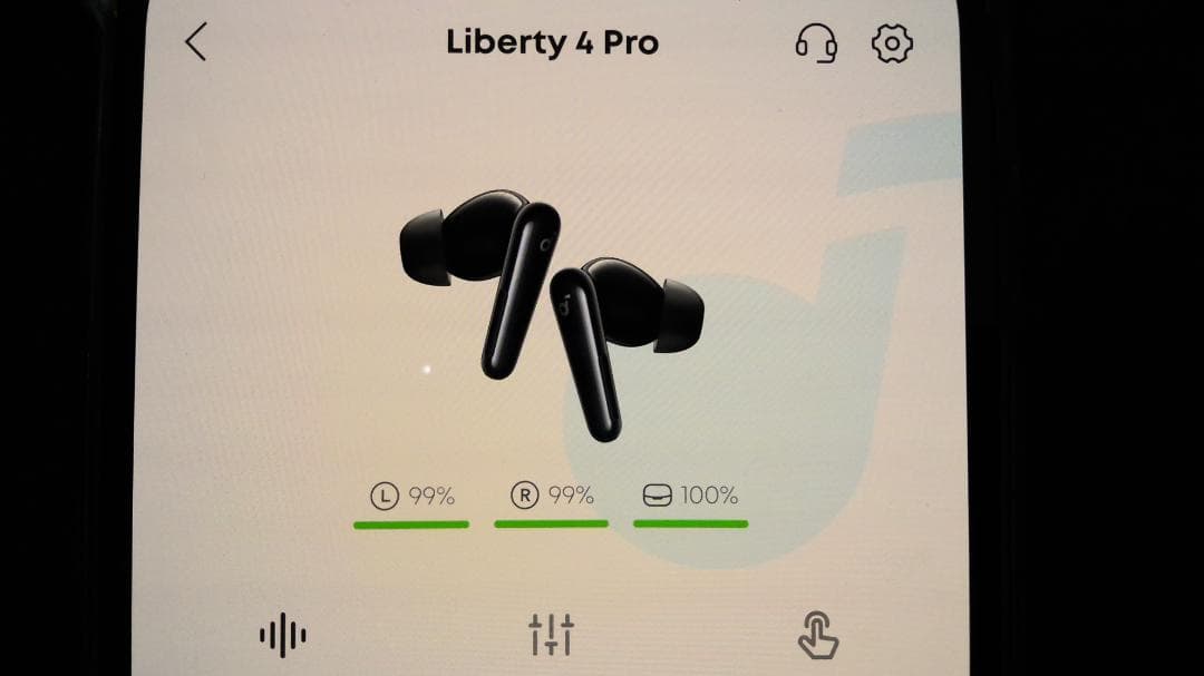 Liberty 4 Pro ブラック ワイヤレスイヤフォン