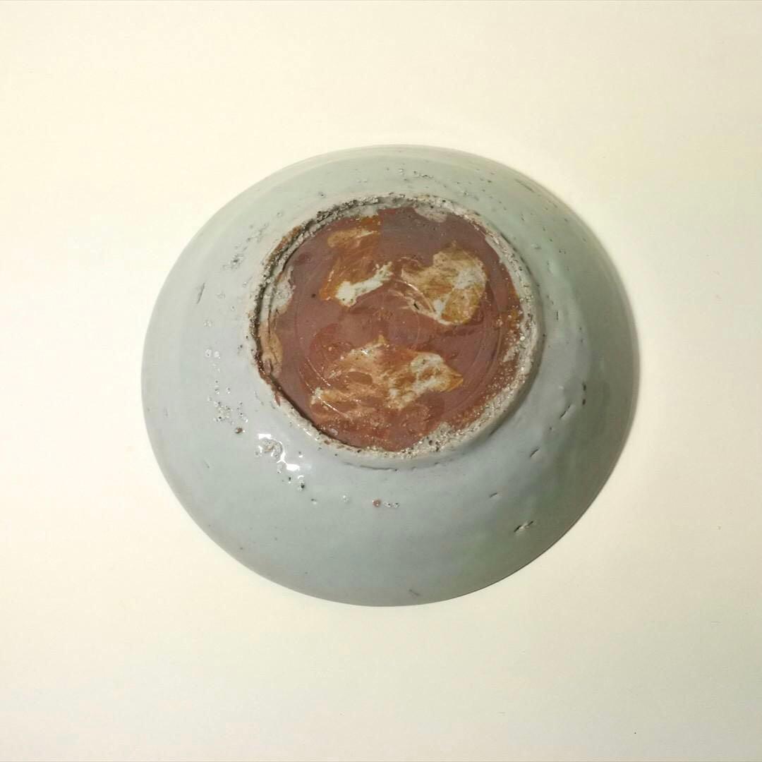 中国　明末清初　呉須赤絵　鳥　草花　中皿　骨董品　アンティーク