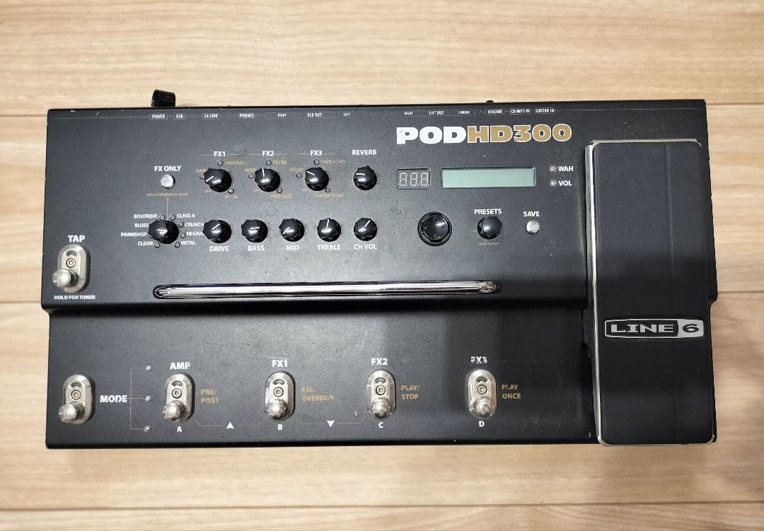 ギター line6 pod hd300