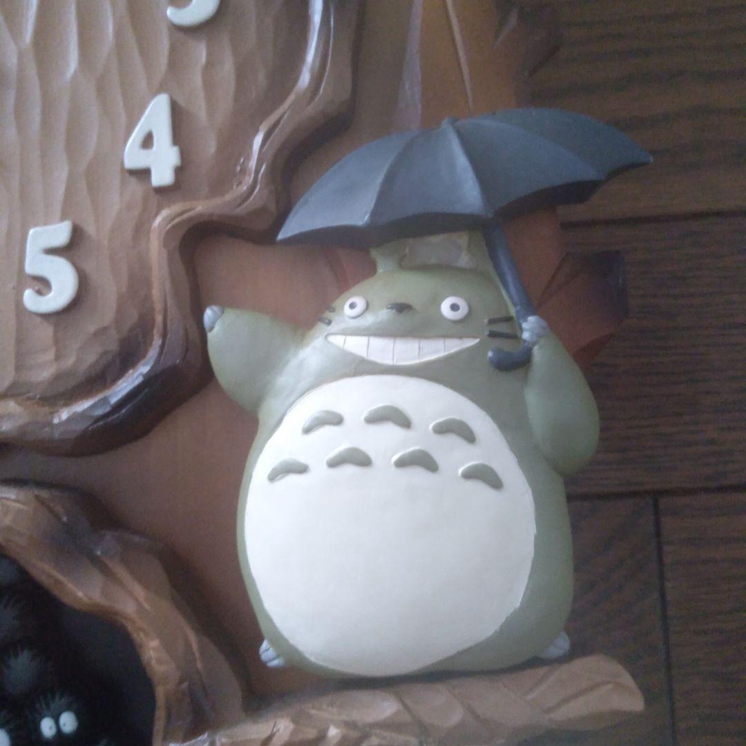 トトロと猫バスの掛け時計　ジャンク品