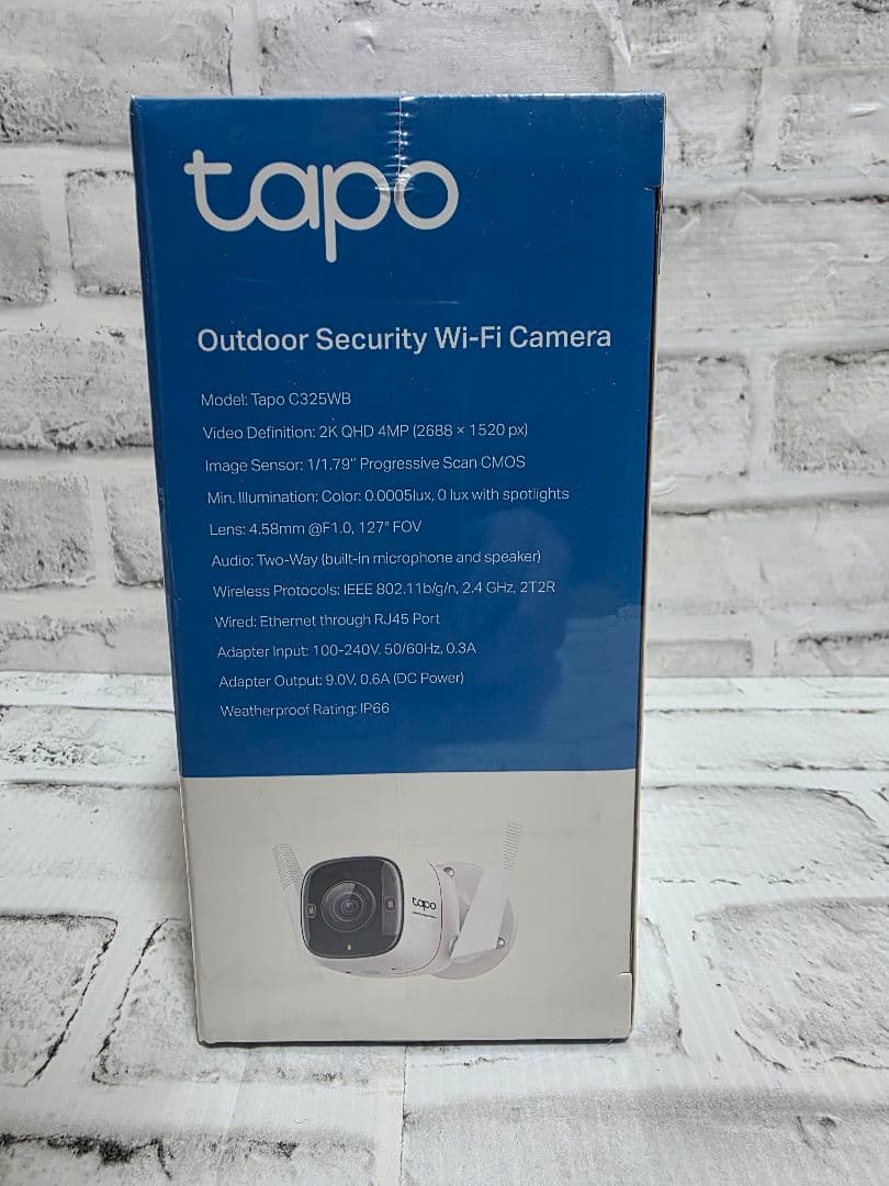 新品未使用 未開封 Tapo tp-link C325WB タポ防犯カメラ