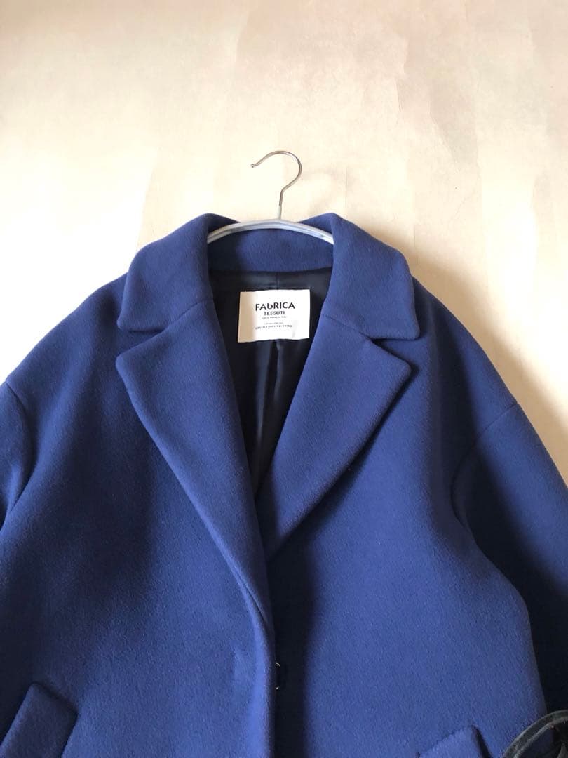 ユナイテッドアローズ上質カシミヤブレンドゆったりチェスターコート♪イタリア製生地