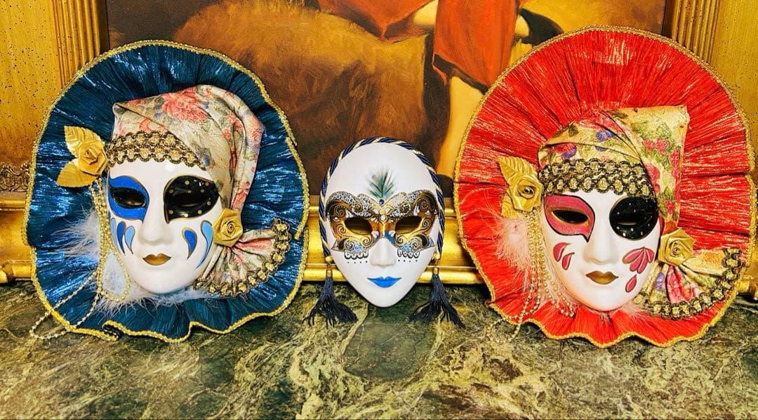 イタリア製　ビンテージ、アンティーク　ランプや小物セット