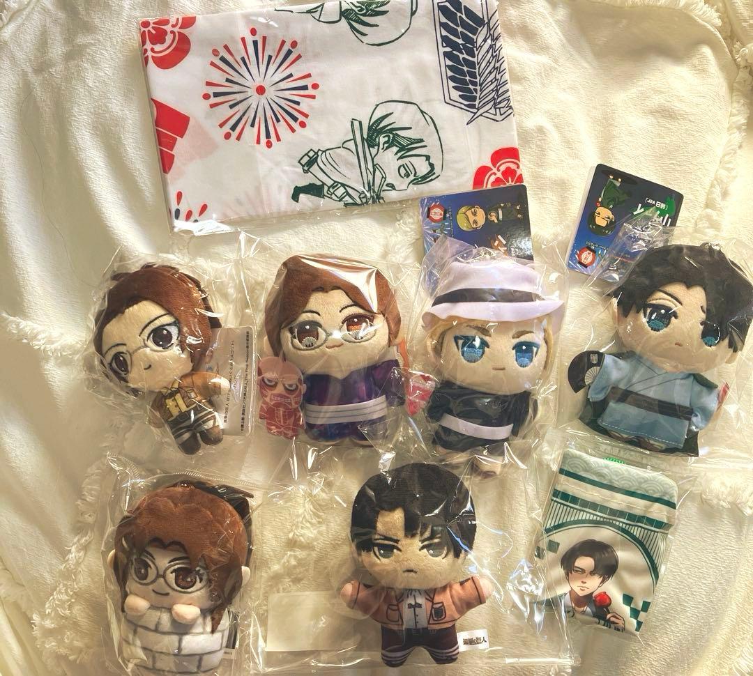 進撃の巨人 幹部組 ぬいぐるみマスコット まとめ売り
