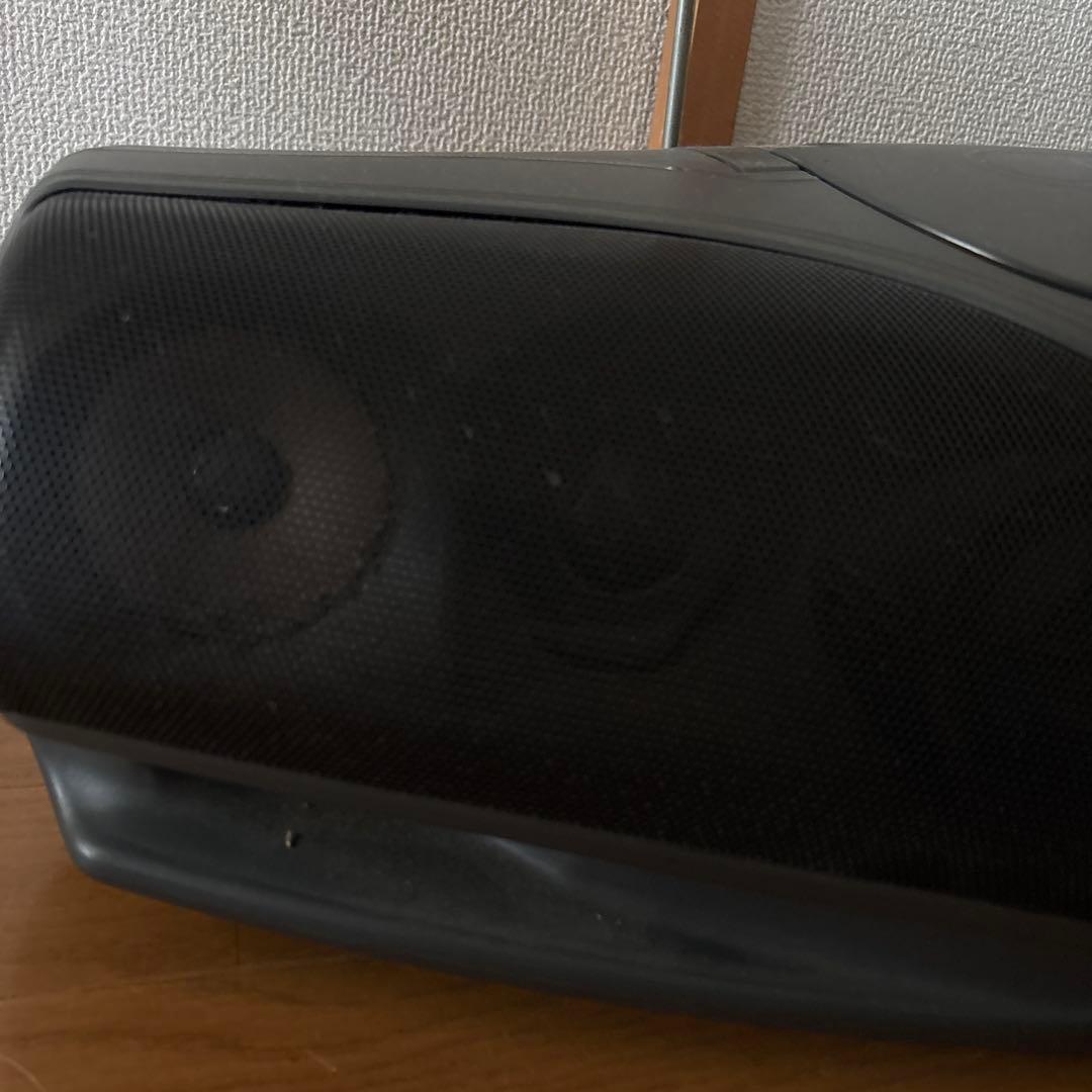 PanasonicポータブルCDプレーヤー Wカセット 電池でコードレス可