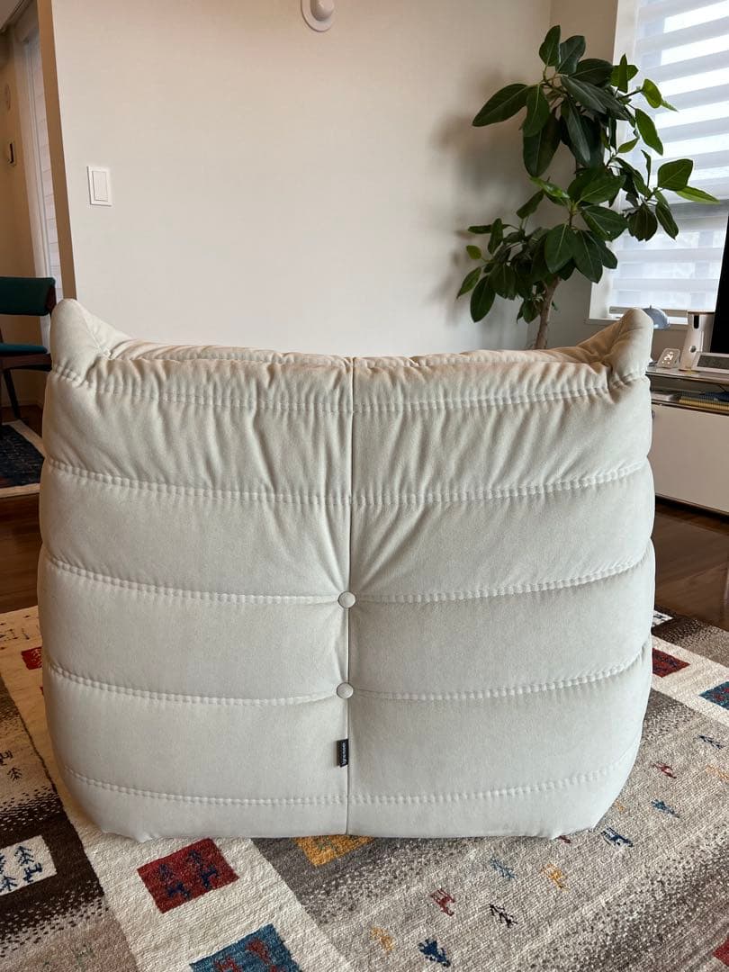 【極美品・保証書有り】1Pソファー リーン・ロゼ・トーゴ