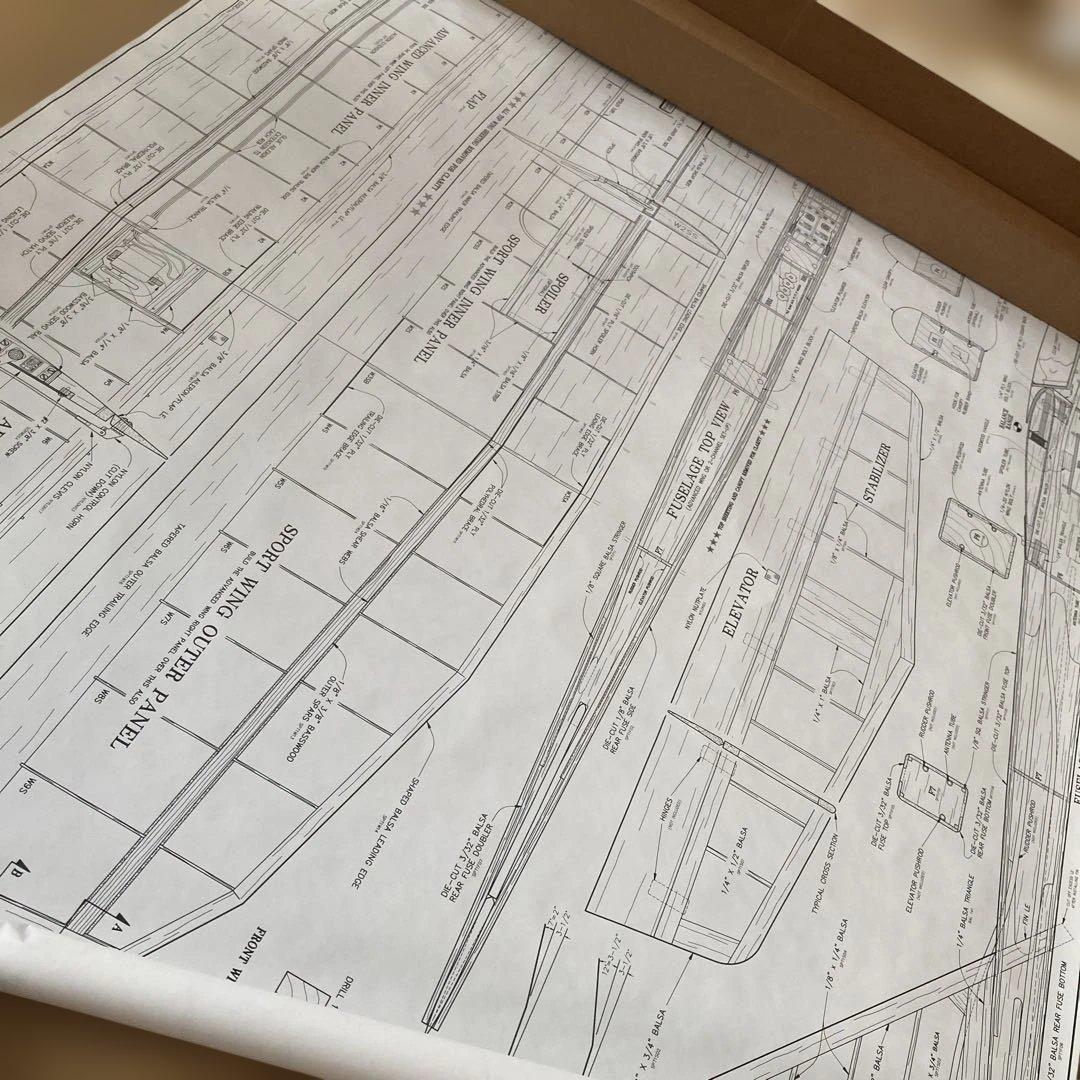 希少！GREAT PLANES SPIRIT 100 USA製 未組立