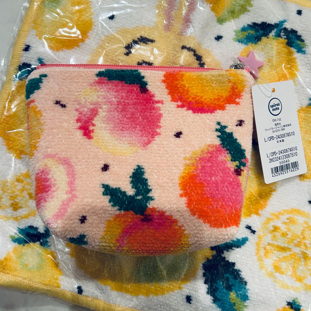 【未使用】ちいかわ&うさぎ　フェイラー　ポーチ+ハンカチ