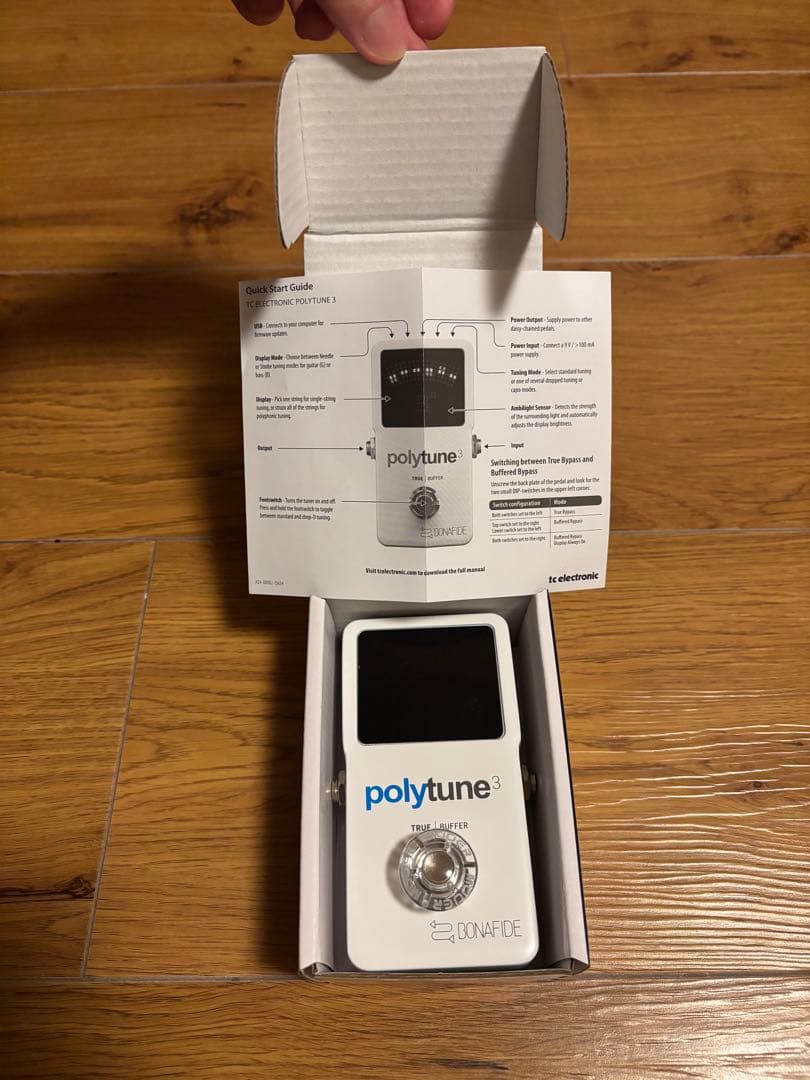 【動作品】tc electronic polytune 3