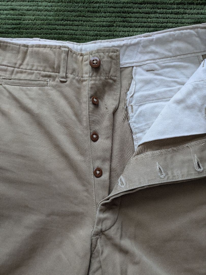 40s 　50s vintage M-45　カーキ　チノパン us army