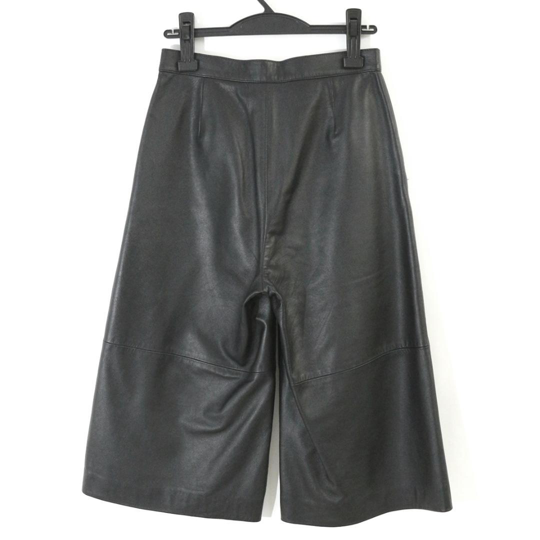 アパルトモン購入 ロゥタス 21AW ラムレザーキュロットパンツ